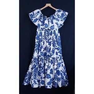 Cara Cara Marta Dress Sample in Botanical Print - Size Small - NWOT
